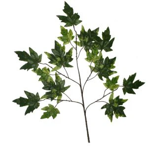 Artificial Green Maple Leaves